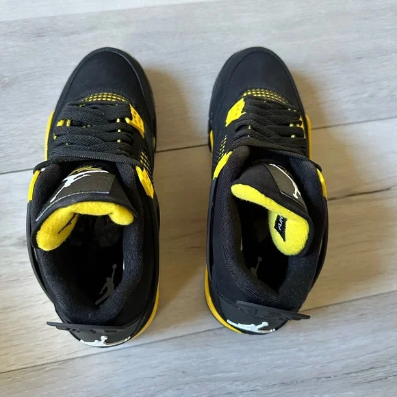 Nike Black and Yellow Athletic Shoes